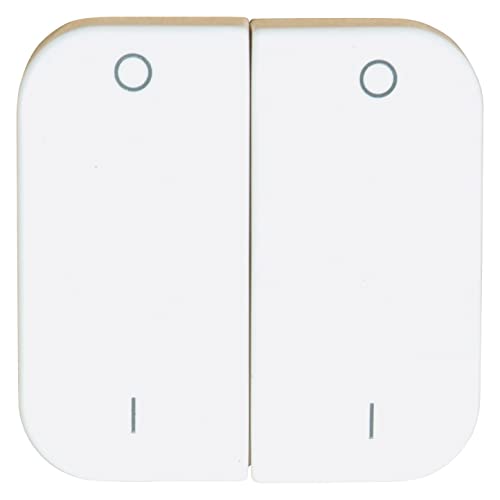 OPUS® 1 Serienwippe Bridge und Wandsender-Modul Ausführung mit I/0, Farbe reinweiß von Opus