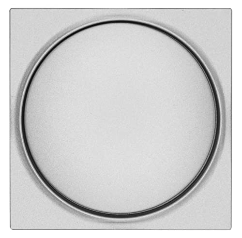 OPUS® 55 Abdeckung für Dreh-Dimmer und Potentiometer Farbe alu - silber - seidenglanz von Opus