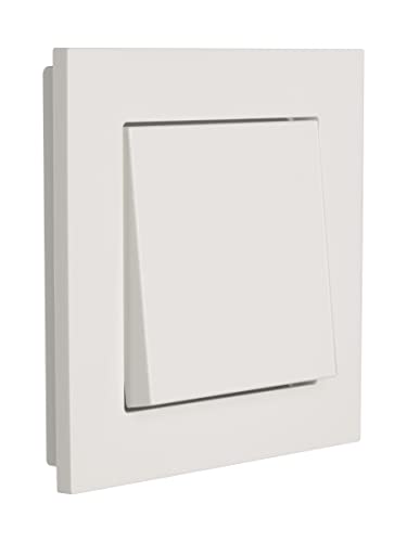 Opus 512.901.37 polarweiß Fusion Rahmen 1-f, pw Kunststoff von Opus