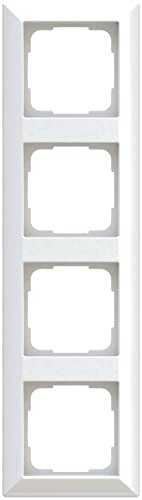 OPUS® 55 Inform Abdeckrahmen Ausführung 4-fach, Farbe polarweiß-seidenmatt von Opus