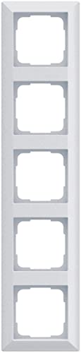 OPUS® 55 Inform Abdeckrahmen Ausführung 5-fach, Farbe alu-silber-seidenglanz von Opus