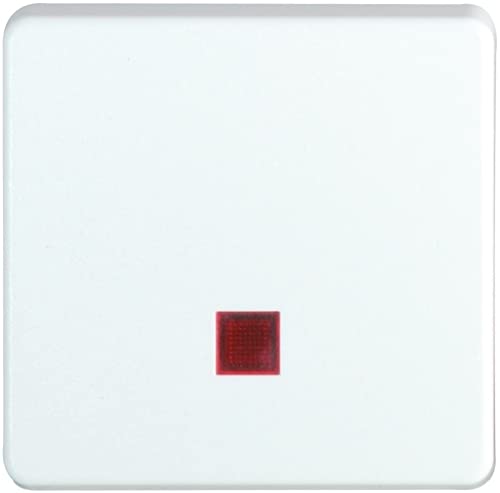 OPUS® AQUA Flächenwippe Ausführung mit rotem Signalauge, Farbe reinweiß von Opus