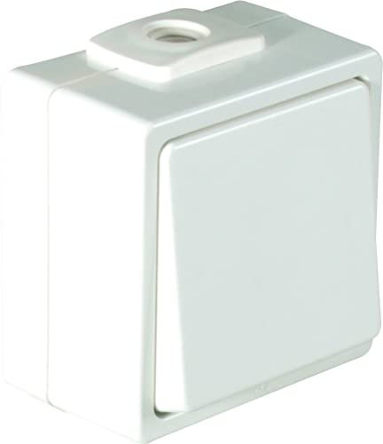 OPUS® AQUA Schalter und Taster Ausführung Universalschalter Aus/Wechsel, Farbe reinweiß von Opus