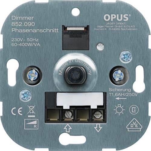 OPUS® Dreh-Glühlampen-Dimmer mit Schraubklemmen von Opus