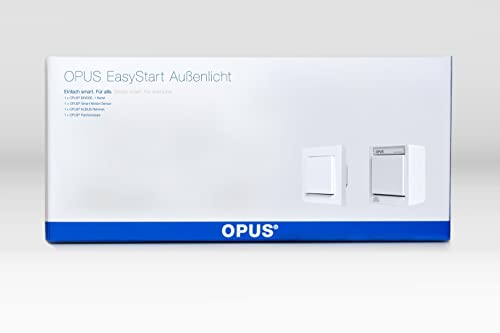 OPUS® EasyStart - Zusätzlicher Lichtschalter im Außenbereich polarweiß von Opus