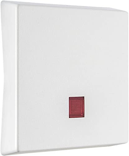 OPUS® RESIST Flächenwippe Ausführung mit rotem Signalauge, Farbe reinweiß von Opus
