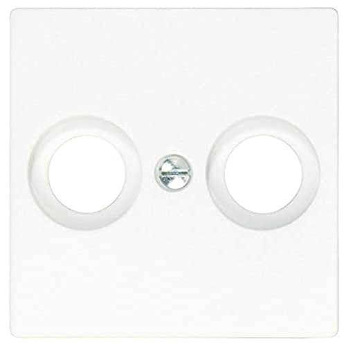 Opus 512.015.37 Antennenabdeckung 2 Loch 55 pw, polarweiß von Opus