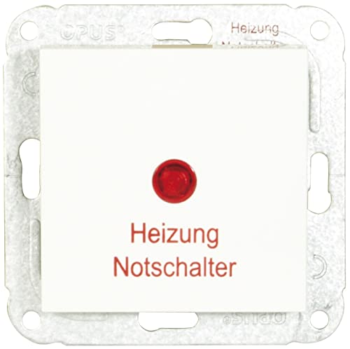 Opus 512.422.37 Heizung Notschalter,55pw, polarweiß von Opus