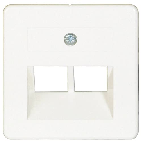 Opus 512.452.37 Mod./ISDN Abdeck, 2f, 55 pw, polarweiß von Opus