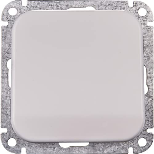 Opus 560.424.27 Kabelauslass mit Zug-entlastung, Alpinweiss Fusion G-Rahmen 2-f, sw Glas, schwarz von Opus