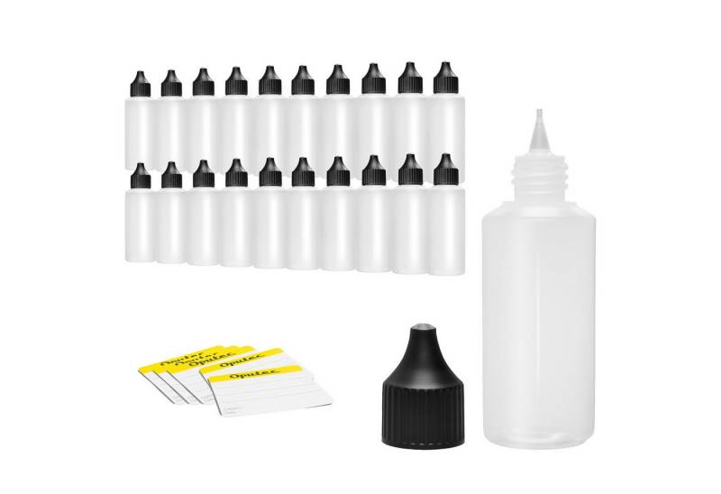Oputec Kanister 20 x 100 ml Dosierflaschen Tropfflasche, weiche PE Kunststoff-Flaschen (Spar-Set) von Oputec