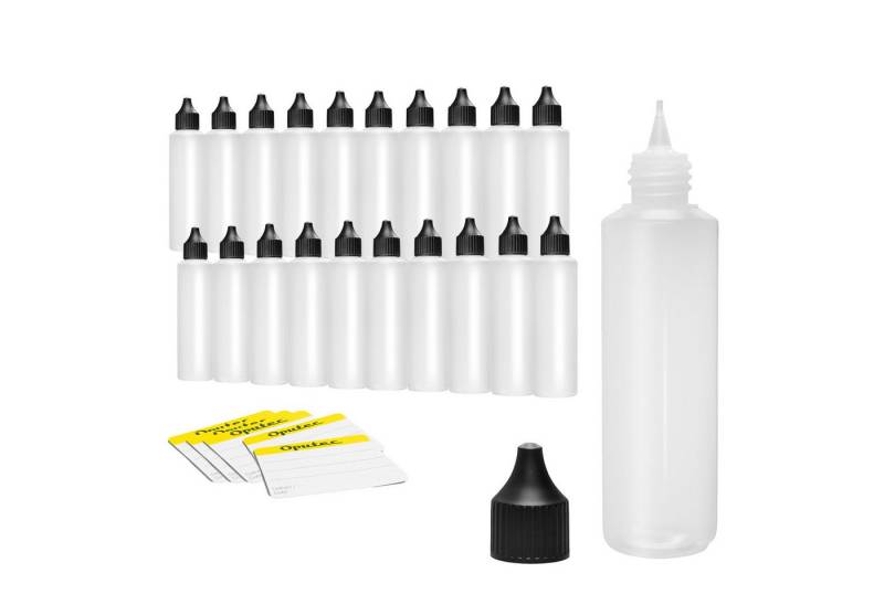 Oputec Kanister 20 x 250 ml Dosierflaschen Tropfflasche, weiche PE Kunststoff-Flaschen (Spar-Set) von Oputec