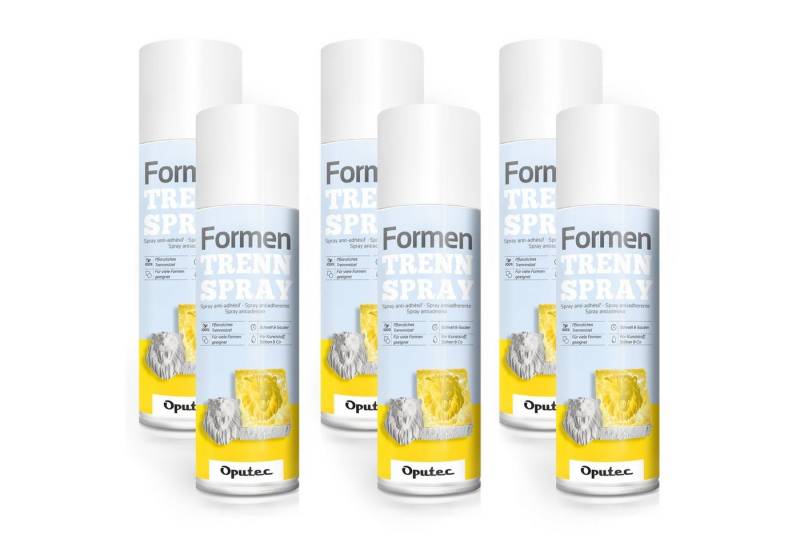 Oputec Modellierwerkzeug 6x500ml Formen-Trennspray Formentrennmittel Trennmittel Kreativ-Beton, (Spar-Set) von Oputec