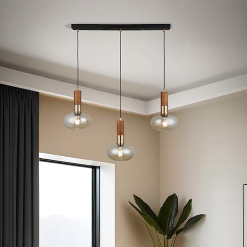 Antique Lacquer Chandelier, Metal Body, Adjustable Height 35-176 cm, Ø19 Glass Cap, 3 x E27 Max 40W, Elegant Lighting for Home Decor, IP20 Rated Antique Lacquer Chandelier, Metal Body, Adjustable Height 35-176 cm, Ø19 Glass Cap, 3 x E27 Max 40W, Elegant Lighting for Home Decor, IP20 Rated von Opviq