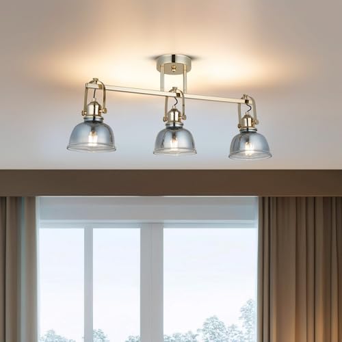 Antique Lacquer Chandelier, Metal Body, Ø16 cm Glass Cap, 33.5 cm Height, 3 x E27 Socket, Elegant Lighting for Home Decor, IP20 Rated, Bulb Not Included Antique Lacquer Chandelier, Metal Body, Ø16 cm Glass Cap, 33.5 cm Height, 3 x E27 Socket, Elegant Lighting for Home Decor, IP20 Rated, Bulb Not Included von Opviq