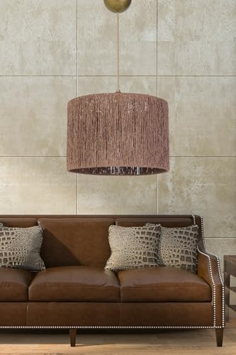 Elegant Brown Chandelier, 20 cm Height x 30 cm Width, Plastic Body, E27 Socket Max 40W, 60 cm Cable Included | Perfect for Modern Home Décor Elegant Brown Chandelier, 20 cm Height x 30 cm Width, Plastic Body, E27 Socket Max 40W, 60 cm Cable Included | Perfect for Modern Home Décor von Opviq