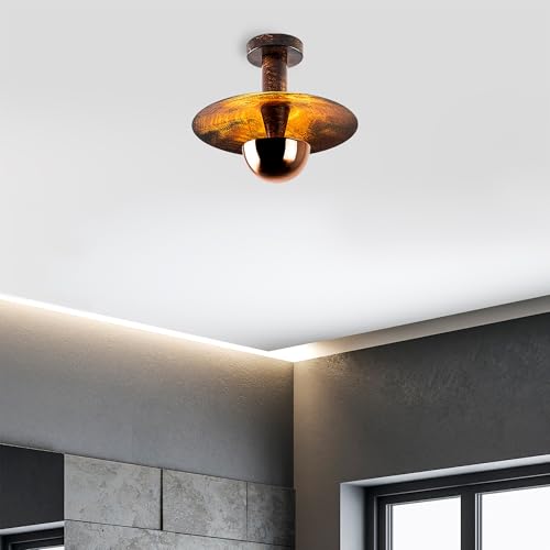 Elegant Copper Chandelier, Metal Body, 28 cm Diameter x 26 cm Height | G9 Socket, Max 10W | Stylish Lighting for Modern Homes & Offices Elegant Copper Chandelier, Metal Body, 28 cm Diameter x 26 cm Height | G9 Socket, Max 10W | Stylish Lighting for Modern Homes & Offices von Opviq