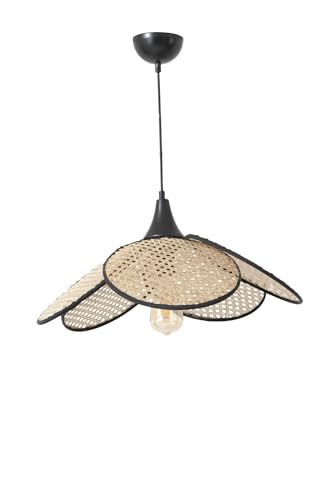 Elegant Metal Chandelier, 45 cm Diameter, 80 cm Height | Fume & Beige | E27 Socket, Max 40W | Stylish Lighting for Modern Home Décor Elegant Metal Chandelier, 45 cm Diameter, 80 cm Height | Fume & Beige | E27 Socket, Max 40W | Stylish Lighting for Modern Home Décor von Opviq