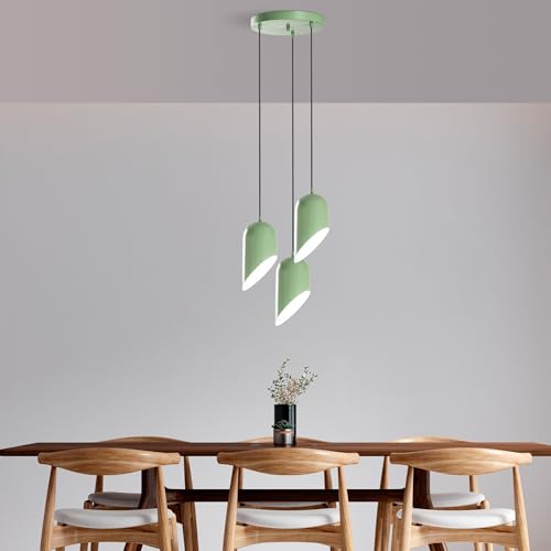 Elegant Mint Chandelier, Metal Body, 40 cm Diameter, Adjustable Height 75-121 cm, 3 x E27 Socket, Perfect for Modern Home Decor | Stylish Lighting Solution Elegant Mint Chandelier, Metal Body, 40 cm Diameter, Adjustable Height 75-121 cm, 3 x E27 Socket, Perfect for Modern Home Decor | Stylish Lighting Solution von Opviq