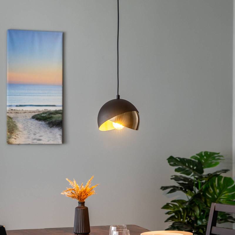 Hängeleuchte Berceste 252-S Ø20cm schwarz/gold von Opviq