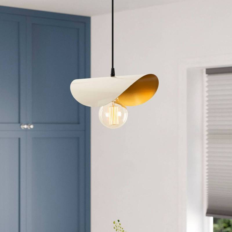 Hängeleuchte Sivani MR-829 1-flammig weiß/gold von Opviq