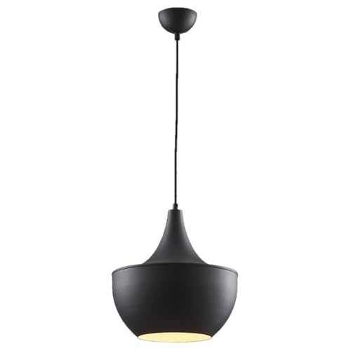 Modern Black Chandelier, Metal Body, 90 cm Height, 40 cm Diameter, E27 Socket, Max 40W | Stylish Industrial & Scandinavian Design for Home Decor Modern Black Chandelier, Metal Body, 90 cm Height, 40 cm Diameter, E27 Socket, Max 40W | Stylish Industrial & Scandinavian Design for Home Decor von Opviq