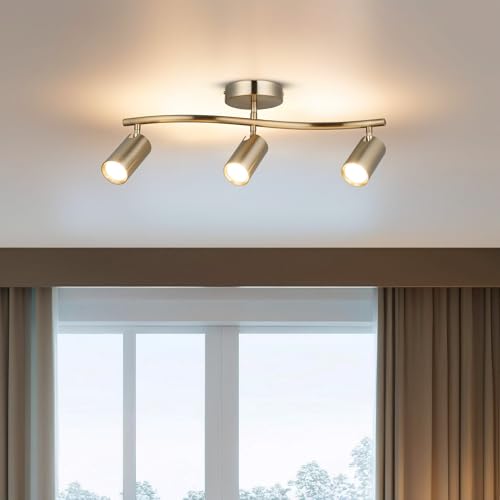 Opviq Antique Lacquer Chandelier, Metal Body, Ø6 cm Cap, 25 cm Height, 3 x GU10 Bulbs Included, Elegant Design for Modern Spaces, IP20 Rated. Opviq Antique Lacquer Chandelier, Metal Body, Ø6 cm Cap, 25 cm Height, 3 x GU10 Bulbs Included, Elegant Design for Modern Spaces, IP20 Rated. von Opviq