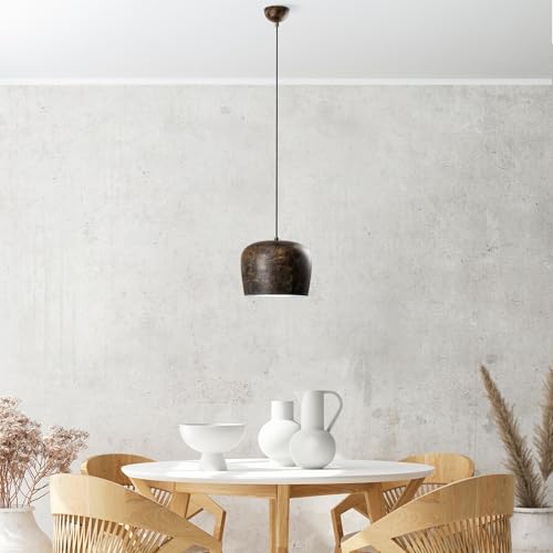Opviq Elegant Adjustable Chandelier, Antiquation Finish, Ø23 cm, Height 24-114 cm | Metal Body, E27 Socket, 90 cm Cable | Perfect for Modern Living Spaces Opviq Elegant Adjustable Chandelier, Antiquation Finish, Ø23 cm, Height 24-114 cm | Metal Body, E27 Socket, 90 cm Cable | Perfect for Modern Living Spaces von Opviq