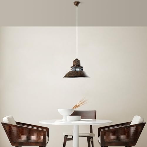 Opviq Elegant Adjustable Chandelier, Antiquation Finish, Ø34 cm | Metal Body, Height 34-123 cm, 1 x E27 Max 40W | Perfect for Modern Living Spaces Opviq Elegant Adjustable Chandelier, Antiquation Finish, Ø34 cm | Metal Body, Height 34-123 cm, 1 x E27 Max 40W | Perfect for Modern Living Spaces von Opviq