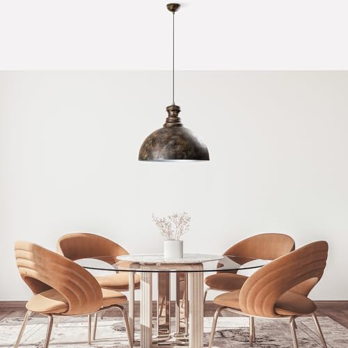 Opviq Elegant Adjustable Chandelier, Antiquation Finish, Ø40 cm | Metal Body, Height 44-134 cm, E27 Socket, 90 cm Cable | Perfect for Modern Living Spaces Opviq Elegant Adjustable Chandelier, Antiquation Finish, Ø40 cm | Metal Body, Height 44-134 cm, E27 Socket, 90 cm Cable | Perfect for Modern Living Spaces von Opviq