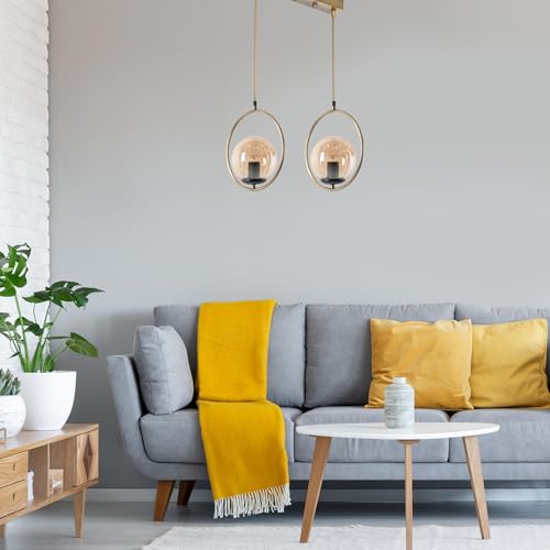 Opviq Elegant Copper Chandelier, 45 cm Length, 30 cm Diameter, 70 cm Height | 100% Metal, Adjustable Height, E27 Socket | Glam Scandinavian Design Opviq Elegant Copper Chandelier, 45 cm Length, 30 cm Diameter, 70 cm Height | 100% Metal, Adjustable Height, E27 Socket | Glam Scandinavian Design von Opviq