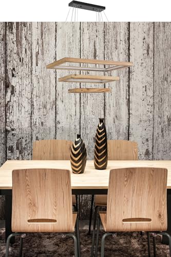 Opviq Elegant Copper Chandelier, 70x45 cm, 80 cm Height | 100% Metal, LED 95W, Variable Color Temp 2700K-4000K | Stylish Lighting for Modern Spaces von Opviq