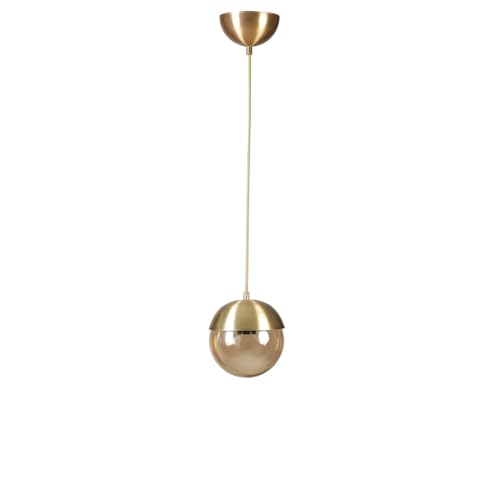 Opviq Elegant Gold Chandelier, Adjustable Height 70 cm, Antique Coated Metal Body, E27 Socket Max 40W, 15 cm Diameter Cap | Perfect for Modern Decor Opviq Elegant Gold Chandelier, Adjustable Height 70 cm, Antique Coated Metal Body, E27 Socket Max 40W, 15 cm Diameter Cap | Perfect for Modern Decor von Opviq