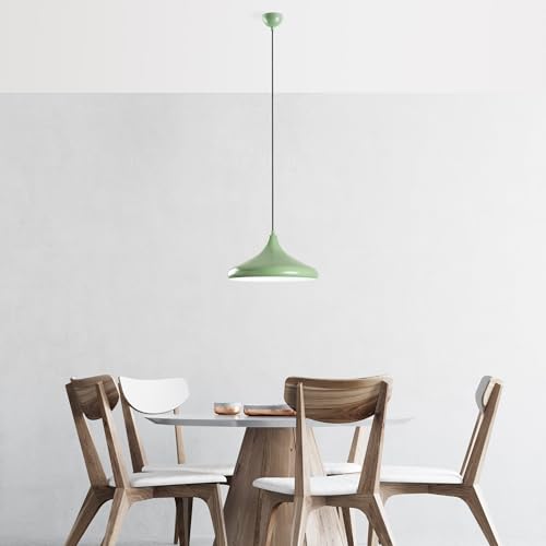 Opviq Elegant Mint Chandelier, Adjustable Height 27-116 cm, Metal Body, Ø35 cm Shade, E27 Socket, Perfect for Modern Spaces, Stylish & Functional Design Opviq Elegant Mint Chandelier, Adjustable Height 27-116 cm, Metal Body, Ø35 cm Shade, E27 Socket, Perfect for Modern Spaces, Stylish & Functional Design von Opviq