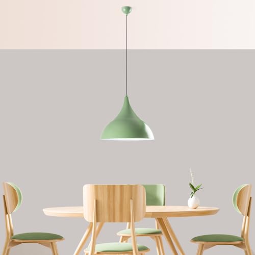 Opviq Elegant Mint Chandelier, Adjustable Height 42-133 cm, Metal Body Ø41 cm, 1 x E27 Socket, Perfect for Modern Decor, Stylish Lighting Solution Opviq Elegant Mint Chandelier, Adjustable Height 42-133 cm, Metal Body Ø41 cm, 1 x E27 Socket, Perfect for Modern Decor, Stylish Lighting Solution von Opviq
