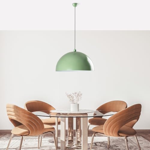 Opviq Elegant Mint Chandelier, Adjustable Height 45-135 cm, Metal Body Ø60 h:35 cm, E27 Socket Max 40W, Stylish Lighting for Modern Spaces, IP20 Opviq Elegant Mint Chandelier, Adjustable Height 45-135 cm, Metal Body Ø60 h:35 cm, E27 Socket Max 40W, Stylish Lighting for Modern Spaces, IP20 von Opviq
