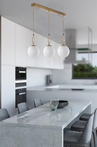 Opviq Elegant Scandinavian Chandelier, 55 cm Length, 16 cm Diameter, 70 cm Height | 100% Metal, Adjustable, E27 Socket, White Finish | Glamorous Lighting for Modern Spaces Opviq Elegant Scandinavian Chandelier, 55 cm Length, 16 cm Diameter, 70 cm Height | 100% Metal, Adjustable, E27 Socket, White Finish | Glamorous Lighting for Modern Spaces von Opviq
