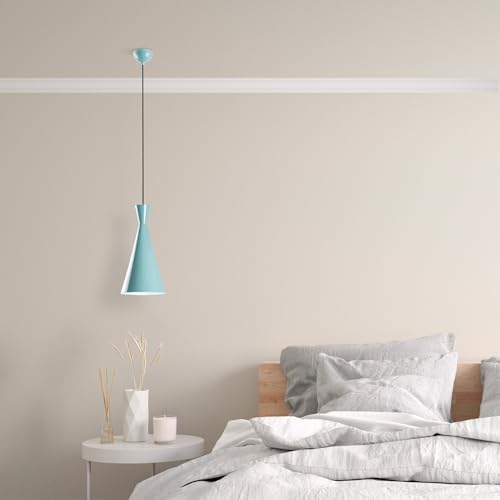 Opviq Elegant Turquoise Chandelier, Adjustable Height 45-134 cm, Metal Body, Ø19 cm Shade, E27 Socket, Perfect for Modern Living Spaces, IP20 Rated Opviq Elegant Turquoise Chandelier, Adjustable Height 45-134 cm, Metal Body, Ø19 cm Shade, E27 Socket, Perfect for Modern Living Spaces, IP20 Rated von Opviq