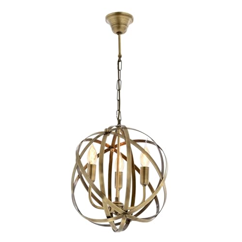 Opviq Elegant Vintage Copper Chandelier, Metal Body, 75 cm Height, 36 cm Diameter, E27 Socket Max 40W | Modern Glam Design for Stylish Interiors Opviq Elegant Vintage Copper Chandelier, Metal Body, 75 cm Height, 36 cm Diameter, E27 Socket Max 40W | Modern Glam Design for Stylish Interiors von Opviq