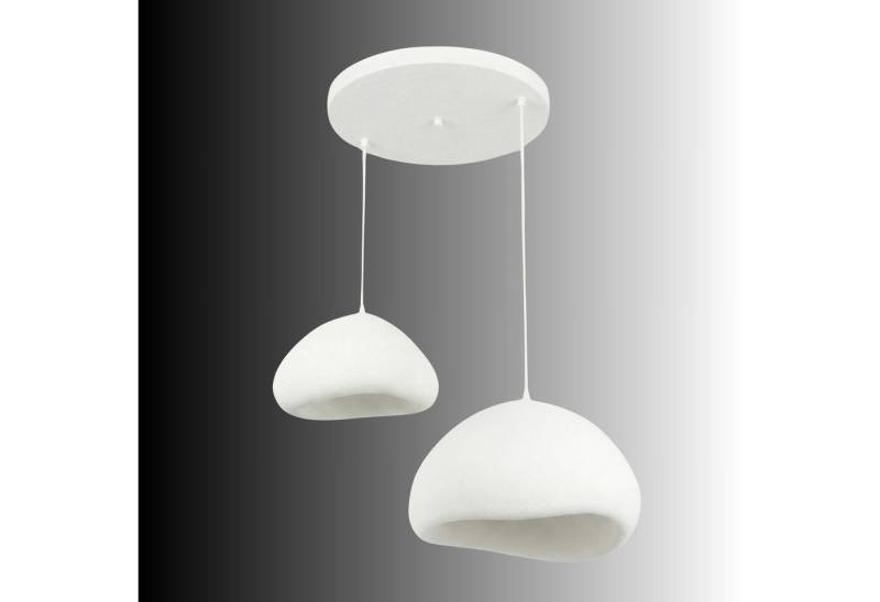 Opviq Kronleuchter Design Leuchte, Höhenverstellbar 55 und 115, Abhängig vom Leuchtmittel, Design Pendelleuchte Weiß – Fiberglas-– 1-, 2- oder 3-flammig wählbar Opviq Kronleuchter Design Leuchte, Höhenverstellbar 55 und 115, Abhängig vom Leuchtmittel, Design Pendelleuchte Weiß – Fiberglas-– 1-, 2- oder 3-flammig wählbar von Opviq