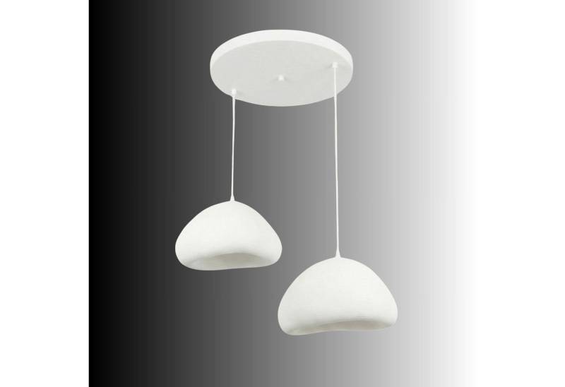 Opviq Kronleuchter Design Leuchte, Verstellbare Höhe 50-105, Abhängig vom Leuchtmittel, Design Pendelleuchte Weiß – Fiberglas-– 1-, 2- oder 3-flammig wählbar Opviq Kronleuchter Design Leuchte, Verstellbare Höhe 50-105, Abhängig vom Leuchtmittel, Design Pendelleuchte Weiß – Fiberglas-– 1-, 2- oder 3-flammig wählbar von Opviq