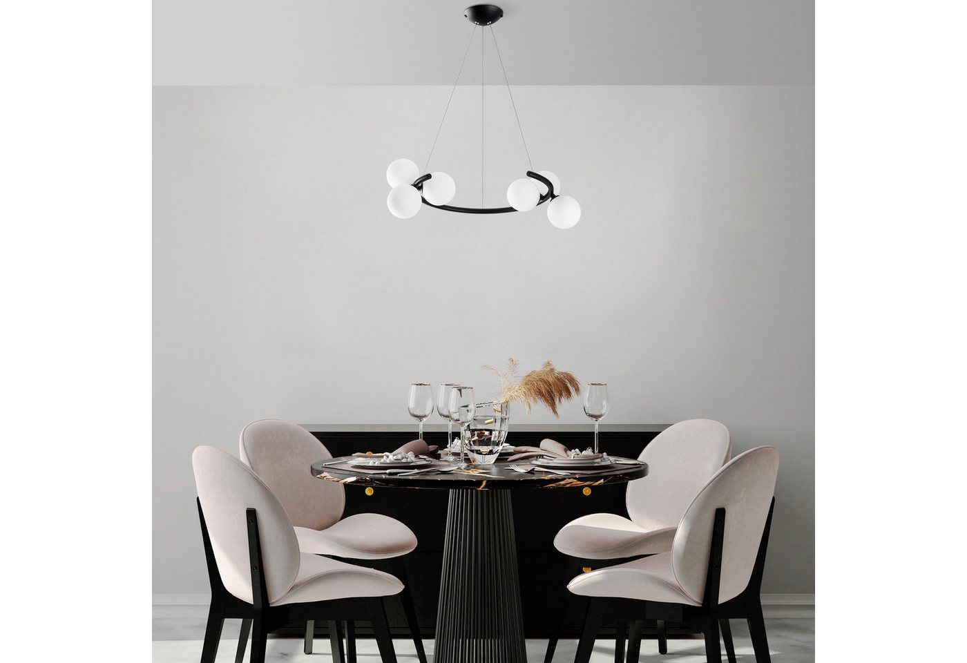 Opviq Kronleuchter METAL BODY, 55 x 50 x 115 cm N3570 Opviq Kronleuchter METAL BODY, 55 x 50 x 115 cm N3570 von Opviq