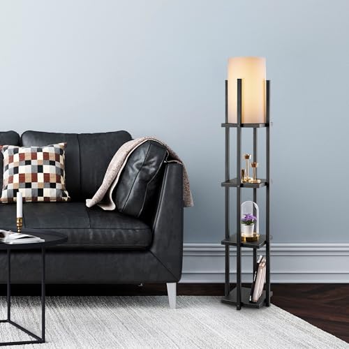 Opviq Lampana Stehleuchte | Metallkörper | Schwarz von Opviq