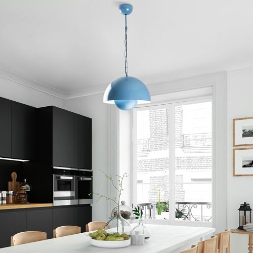 Opviq Light Blue Chandelier, Metal Body, Ø30 cm, Height 70 cm, Non-Adjustable, E27 Socket, Max 40W, Elegant Design for Modern Spaces, IP20 Rated Opviq Light Blue Chandelier, Metal Body, Ø30 cm, Height 70 cm, Non-Adjustable, E27 Socket, Max 40W, Elegant Design for Modern Spaces, IP20 Rated von Opviq
