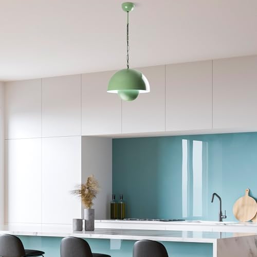 Opviq Mint Metal Chandelier, Ø30 cm, Height 70 cm | Non-Adjustable, E27 Socket, Max 40W | Elegant Lighting for Modern Spaces, Stylish & Functional Design Opviq Mint Metal Chandelier, Ø30 cm, Height 70 cm | Non-Adjustable, E27 Socket, Max 40W | Elegant Lighting for Modern Spaces, Stylish & Functional Design von Opviq