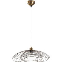 Opviq Pendelleuchte Farac bronze Eisen B/H/T/L/D: ca. 50x111x50x50x50 cm E27 1 Brennstellen von Opviq