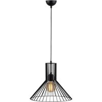 Opviq Pendelleuchte Fellini schwarz Metall B/H/T/L/D: ca. 38x128x38x38x38 cm E27 1 Brennstellen von Opviq