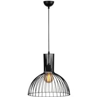 Opviq Pendelleuchte Fellini schwarz Metall B/H/T/L/D: ca. 38x136x38x38x38 cm E27 1 Brennstellen von Opviq