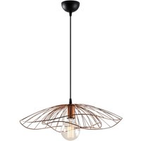 Opviq Pendelleuchte Tel Kupfer Metall B/H/T/L/D: ca. 50x111x50x50x50 cm E27 1 Brennstellen von Opviq