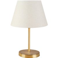 Opviq Tischleuchte creme Metall B/H/T/L/D: ca. 22x37x22x22x22 cm E27 1 Brennstellen von Opviq